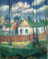 Kazimir Malevich - Spring Landscape with a Cottage